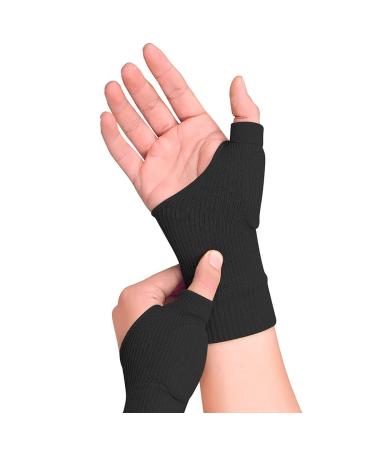 Therapy arthritis compression gloves fingerless glove with gel comfortable carpal tunnel rail to relieve pain in hand wrist thumb and joints