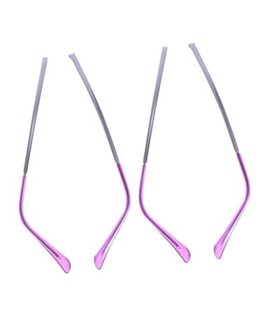 Healeeved 2 pair of glasses accessories glasses bone substitute sunglasses substitute bracket brilliant parts replacement glasses over glasses sunglasses lila schnapps glass metal metal temple universal violet lilax2stk 14.5x0.7cmx2pcs