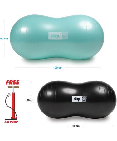 Chirp Cloud Peanut Mobility Ball 2 Pack for Back Therapy & Sensory Massage | Exercise & Balance Tool for Adults | Ideal for Autism & ADHD | Labor Prep Aid - Buy Online on GoSupps.com