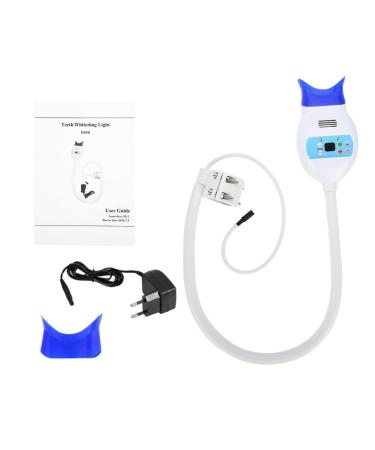 NSXAYIWE Teeth Whitening Device Teeth Whitening Bleaching Light Accelerator With 6 LED Tubes Teeth Whitening Light With Time Display(EU)