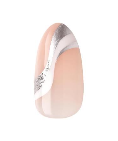 KISS imPRESS No Glue Mani Press On Nails - On My Mind White Almond Shape Medium Size Includes 30 Nails & Accessories - Shop Now Internationally - Buy Online on GoSupps.com