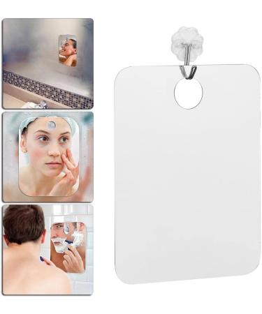 2 Pack Fogless Anti-Fog Shower Mirrors for Bathroom Wall - 6.7x5.1 Frameless Shaving Mirror - Buy Online on GoSupps.com