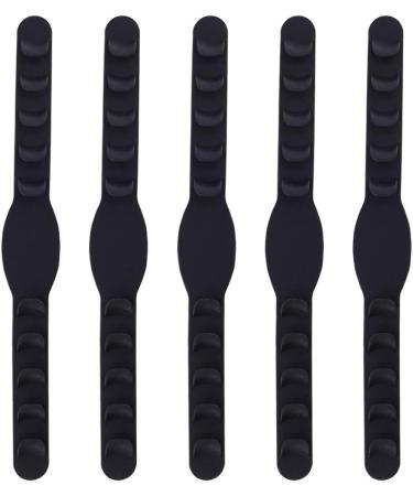 PartyKindom Adjustable Ear Protector Strap Extension - 5 Pack 5 Speed Non-Slip Face Hook (Black) | Best International Shipping - Buy Online on GoSupps.com