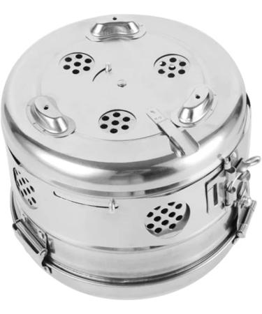 Amagogo Stainless Steel Toothpick Container & Ointment Jar - Sealed Storage with Holes for Dental & Laboratory Use - Buy Online on GoSupps.com