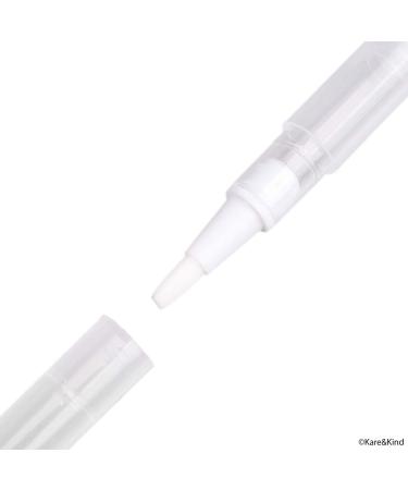 Empty Cosmetic Container Pen - 5 Pack - Refillable Fluid Applicator with Brush Tip - For Nail Polish Lip Gloss Teeth Whitener Essential Oil - Non-Leaking Design- Funnels and Labels Included - Buy Online on GoSupps.com