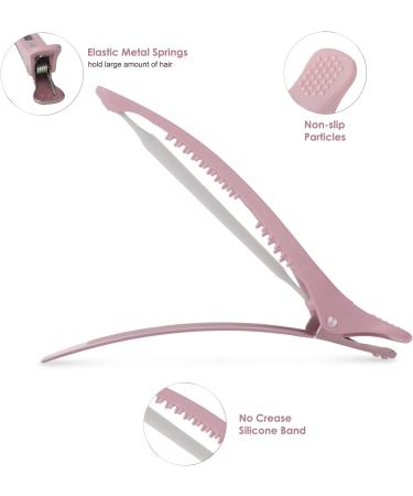 Aimike 12PCS Sectioning Hair Clips - Anti-Slip Salon Crocodile Clips in Morandi Colors - Buy Online on GoSupps.com