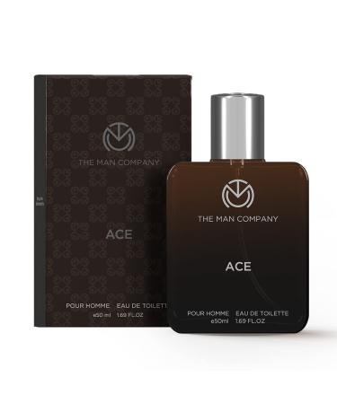 The Man Company Ace Perfume for Men - 50 ml | Premium Long-Lasting Fragrance | 24-Hour Freshness | Citrusy & Exotic | Perfect For Travel | Gift For Men