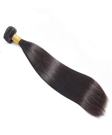 Buy GJBXP 28-Inch Natural Black Human Hair Bundle Extensions - Pre Plucked Remy Wigs for Black Women | Unprocessed Malaysian Hair - Buy Online on GoSupps.com
