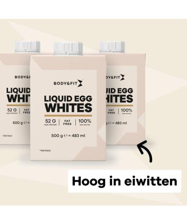 Ei-Eiweiss Fluessig - Liquid Egg Whites 6x 485 ml - Purest Source of Protein - Buy Online on GoSupps.com