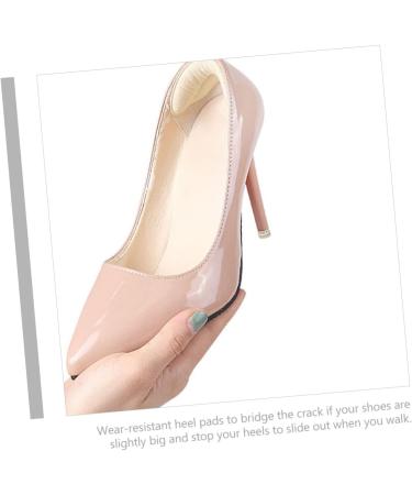 FOMIYES 12 Pairs Heel Pads - Convenient Heel Protectors & Inserts for Loose Shoes - Faux Leather Shoe Liner Stickers for Women - Portable Comfort Supplies - Buy Online on GoSupps.com