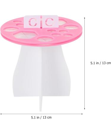Mobestech Makeup Brush Drying Rack - Creative Acrylic Organizer for Cosmetic Brushes - Pink Storage Holder - Buy Online on GoSupps.com