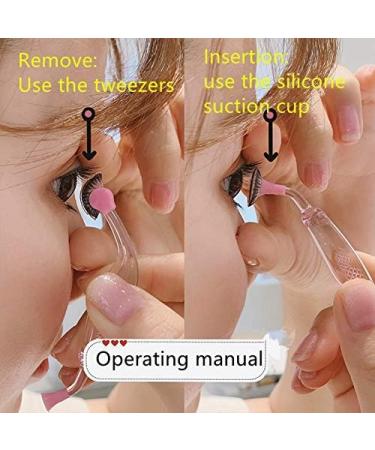 Aitime Soft Contact Lens Insertion & Removal Tool Set | Contact Lens Handler with Tweezers & Silicone Scoop - Ideal for Travel & Home Use (Transparent) - Buy Online on GoSupps.com