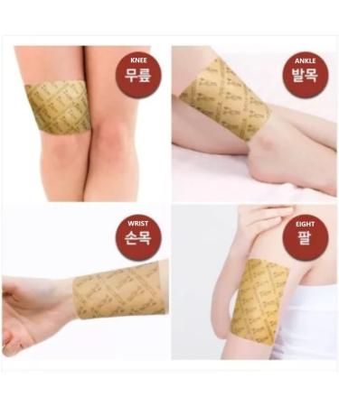 Korea Herbal Power Glu Red Ginseng Patch (Blue Version) - 5 Package/100 Heat Patches (5.2" x 3.7") - Buy Online on GoSupps.com