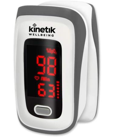 Kinetik Wellbeing Smart Blood Pressure Monitor - Used by The NHS BIHS & ESH Validated & Finger Pulse Oximeter in Association with St John Ambulance + Oximeter - Buy Online on GoSupps.com