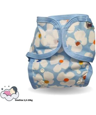 Bambinex Comfort Wrap - Universal Overlay Protection for Newborn to One Size Diapers (3.5-20kg) - Floral Design - Shop Internationally - Buy Online on GoSupps.com