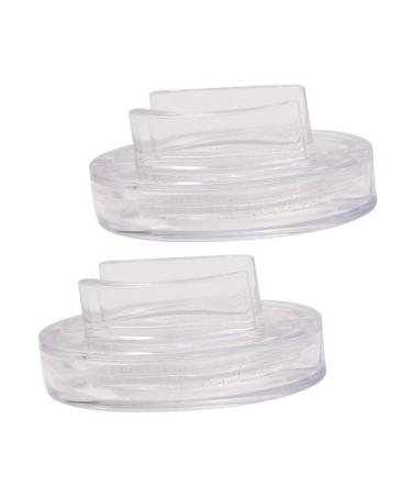 Healeved 3 Sets Nail Art Silicone Stamp Fingernail Stamper Nail Gel Polish Kit Portable Manicure Stamp DIY Supply Nail Polish Tools Gel Nails Kit Clear Household Nail Supplies White