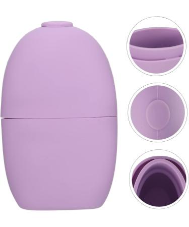 Buy Silicone Face Ice Tray & Roller for Skin Care | Best Facial Massage Tool - Purple 11.5x7cm - Buy Online on GoSupps.com