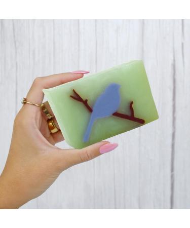 Primal Elements Glycerin Bar Soap - Vegan Paraben-Free Gluten-Free | All Skin Types (Sensitive Oily Dry) | 100% Vegetable Base - Bluebird - Buy Online on GoSupps.com