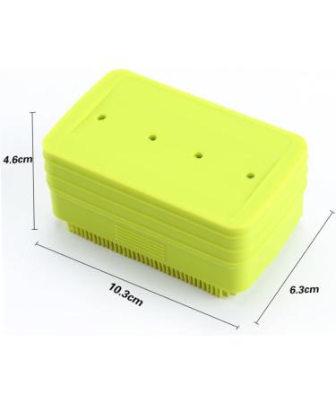 Ciieeo 3pcs Box Soap Holder Camping Soap Case Silicone Soap Stand Body Scrubber Travel Soap Case Body Scruber Soapdish Soap Case with Lid Soap Scrubber Soap Drainers Soap Dish With Cover - Buy Online on GoSupps.com