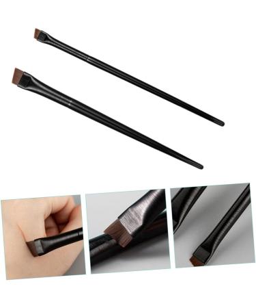 Baluue 6 Sets Eyeliner Brush Makeup Brush Eye Liner Wands Eyebrow Brush Spoolie Ear Black Wood - Buy Online on GoSupps.com