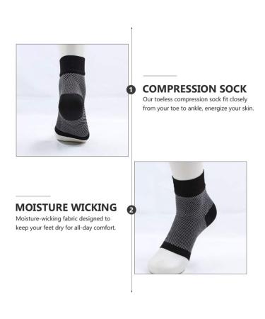 Buy 2 Pairs Protective Ankle Socks - Ankle Support Brace & Heel Care for Kids | Fitness Spandex Ankle Wraps - Durable & Comfortable - Buy Online on GoSupps.com