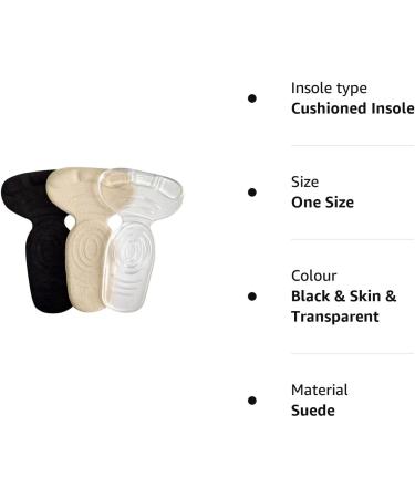 Heel Grips - 6PCS Gel Inserts Cushion Pads for Ladies Shoes | Heel Protector & Volume Insoles for Women - Buy Online on GoSupps.com
