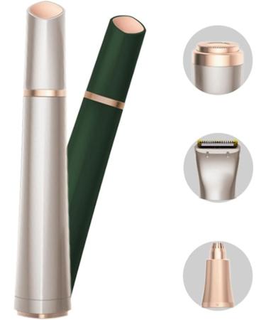 Nose Hair Trimmer 3-in-1 Grooming Kit - Green Nose Trimmer & Shaver for Hair Removal | International Shipping Available - Buy Online on GoSupps.com