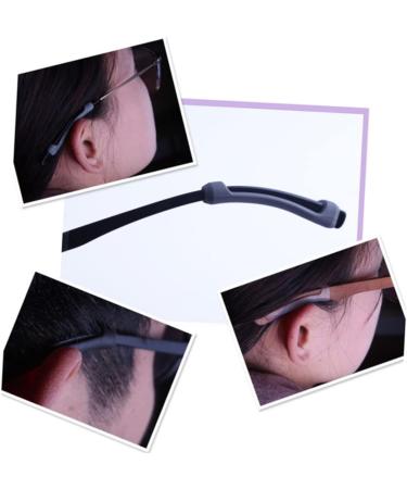 Lurrose Glasses Leg Covers - 40 Pairs of Slide-Resistant Frame Covers for Ear Bruises - Gray (5.6x0.79cm) - International Shipping Available - Buy Online on GoSupps.com