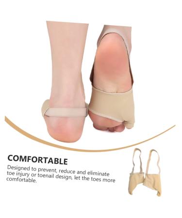 Lurrose Bunion Protector Sleeve - 1 Pair Silicone Gel Cover for Bunion Relief & Toe Separation - Hammer Toe Straightener Splint - Overlapping Care Pad for Men and Women - 22x7.5cm - Buy Online on GoSupps.com