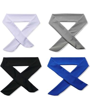 Buy Eihi 4-Piece Headband Welding Strap - Sports Tie for Men & Women Ideal for Running Workout Tennis Karate & Athletics - Buy Online on GoSupps.com