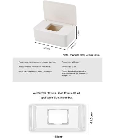 Tissue Box Tissue Dispenser Tissue Box Dry Wet Tissue Paper Case Wet Wipes Box Wet Wipes Storage Box Wipes Dispenser Box Care Baby Wipes Napkin Storage Box Wipes Dispenser Home - Buy Online on GoSupps.com