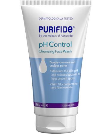 Purifide by Acnecide pH Control Face Wash for Acne and Spot Prone Skin Cleanser for Women and Men 150ml