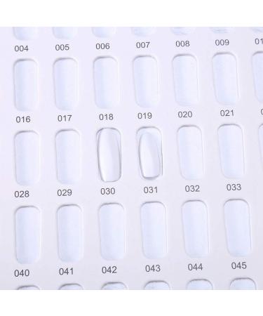  ZJchao Nail Presentation Book 2 Types of Nail Color Display Board Books Nail Polish Color Display Card Board (Card Book - Buy Online on GoSupps.com