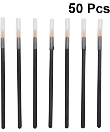 FOMIYES 100 pcs Tool Wands Slim Applicator Liner Disposable Makeup Eye Black Women for Eyeliner Brush 10x0.3cmx2pcs Blackx2pcs - Buy Online on GoSupps.com