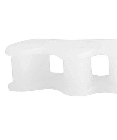 Szutfidy Hallux Valgus Toe Separator - Soft Corrector for Bunion Relief | 1 Pair White 3 Holes | Protective Toe Care Tool - Buy Online on GoSupps.com