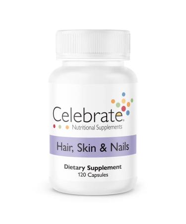 Celebrate Vitamins Hair Skin and Nails - 120 Capsules