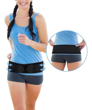Iliosacral SI Joint Hip Belt - Anti-Slip Pelvic Support for Sciatica Relief | Front Corrector Belt for Pain Management - Buy Online on GoSupps.com