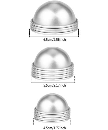KIPETTO Bath Bomb Mold Kit - 16pcs 3 Sizes DIY Spa Bubbles Perfect for Handmade Bath Bombs - Buy Online on GoSupps.com