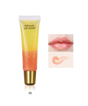 Buy Two-Color Plumping Lip Gloss - Pearl Glossy Finish Hydrating Gel Lip Balm 15ml | Longwear & Moisturizing - Buy Online on GoSupps.com