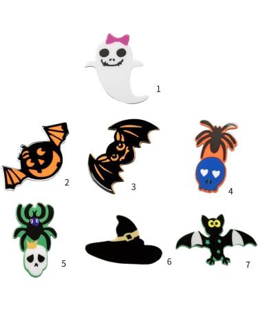 XIAHIOPT Hair Clip for Kids Hairclip Skull/Bat/Witch Hat Side Clip Women Hair Styling Accessories Halloween Headdress 422 - Buy Online on GoSupps.com