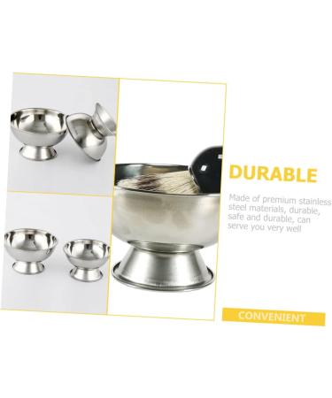 Frcolor 4-Piece High Impact Shell Shaving Brush Set Ceramic Bowl Rust-Free Metal Razor Cup & Soak Soap | Premium Shaving Kit for Men - Buy Online on GoSupps.com