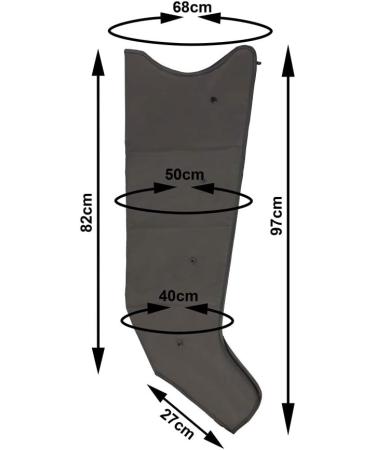 Buy MESIS INTENSE WAVES Pressure Wave Massager | Advanced 2 Leg Cuffs & Belly Cuff Kit for Intensive Leg & Belly Massage - International Shipping Available - Buy Online on GoSupps.com