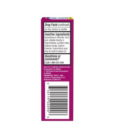 Bausch & Lomb Opcon-A Eye Drops .5oz - 1 Unit | Part No. 614115 - Buy Online on GoSupps.com