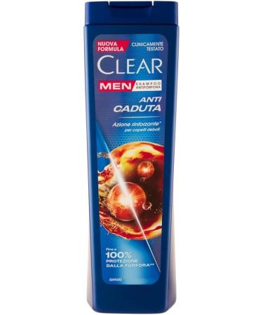 Clear ANTI CADUTA Men Shampoo for weak hair shampoo against hair loss 3 x 225 ml + Italian Gourmet polpa 400 g - Buy Online on GoSupps.com