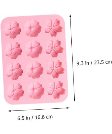 Zerodeko 4 Pcs Silicone Mold Christmas Party Baking Supplies Chocolate Christmas Xmas Soap Christmas Soap Flower Mould Silicone Soap Molds Flower Candle Mold Jelly Silica Gel 17X12.6X1.2CMx2pcs - Buy Online on GoSupps.com