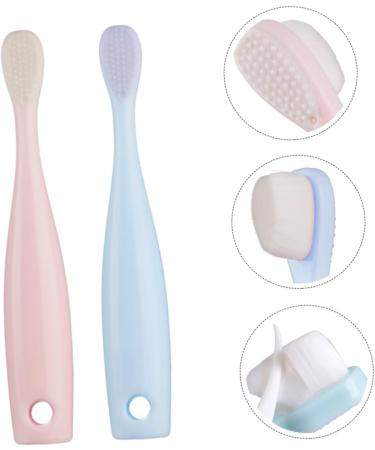 Minkissy 6 Pack Baby Toothbrush Set - Soft Manual Infant Toothbrushes with Tongue Cleaner & Bite Rings - Perfect for Toddlers | International Shipping Available - Buy Online on GoSupps.com