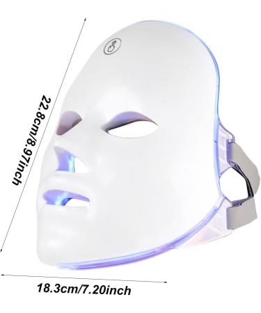 Led Face Masque Care 7 Color LED Light Care Masque | LED Beauty Masque Light Facial Care Rechargeable Skin Care Tool - Buy Online on GoSupps.com