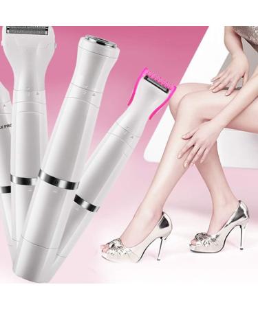 Buy 4-in-1 Electric Razor for Women - Facial & Armpit Shaver Private Trimmer - International Shipping Available - Buy Online on GoSupps.com