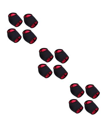 NOLITOY 6 Pairs Heel Socks Cleats Soccer Foot Protector Protective Heel Cover Heel Brace for Heel Cleats Football Heel Cushion Support Heel Support Floor Mat Men and Women N Cloth Aldult