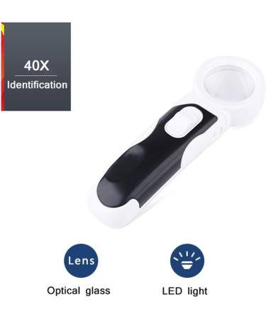 Magnifying Glasses for Hobbies Reading Magnifier LED Hand-held Magnifying Glass with Light-Free Light-Loss Magnifying Glass Light Weight Suitable for Reading Inspection Welding Needlework Main - Buy Online on GoSupps.com
